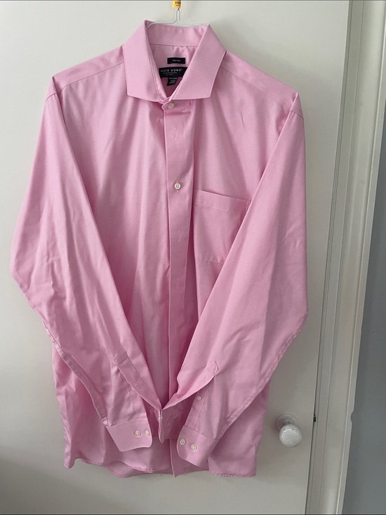 Pronto Uomo Other - Pronto Uomo Light Pink Spread Collar Dress Shirt- 17, 36/37 Tall